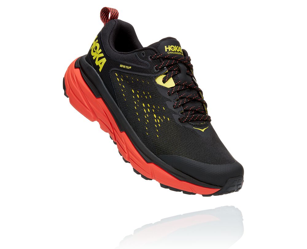 Hoka One One Challenger ATR 6 GORE-TEX Terränglöparskor Herr Svarta/Gröna - SE-6591217